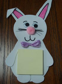 Easter bunny crafts from craft foam